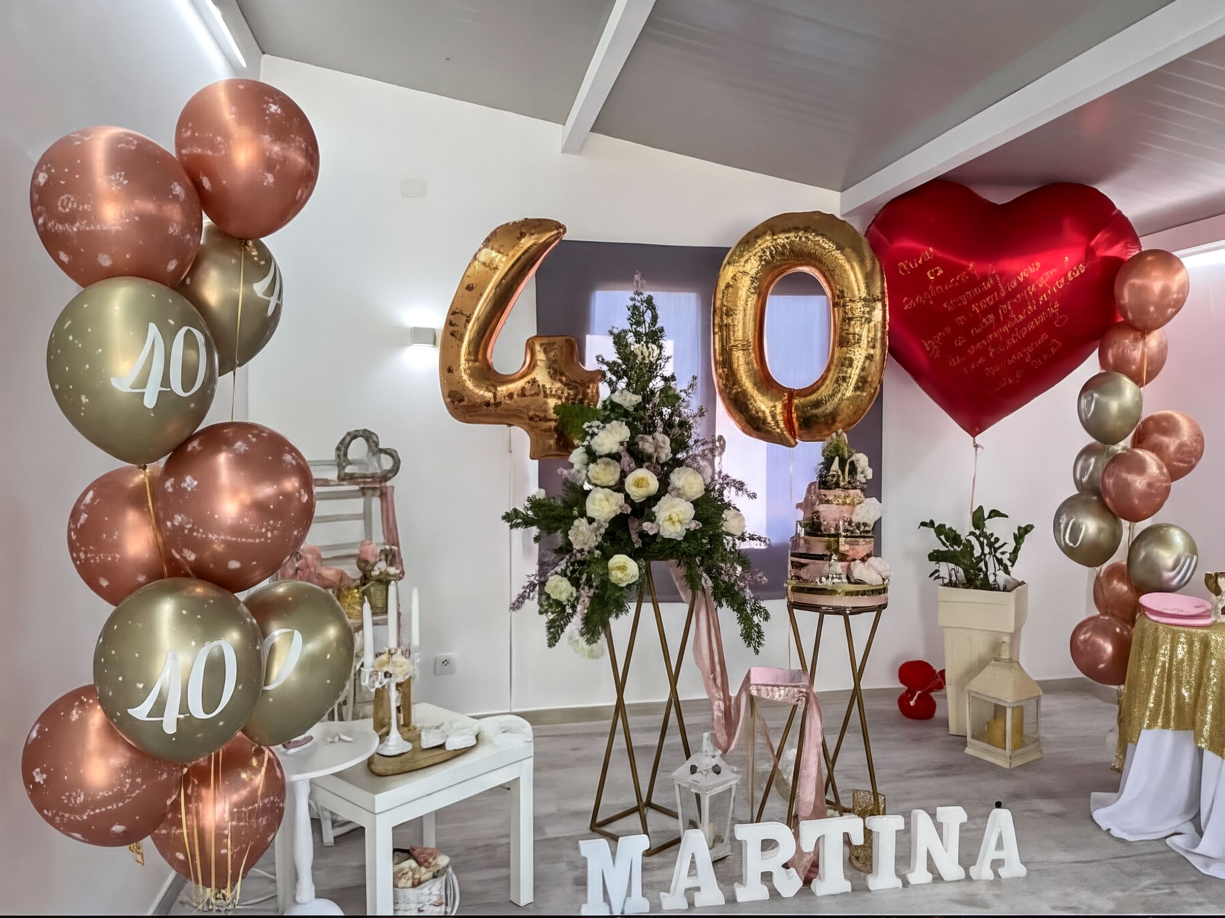 Allestimento compleanno 40 anni, Giggiolandia