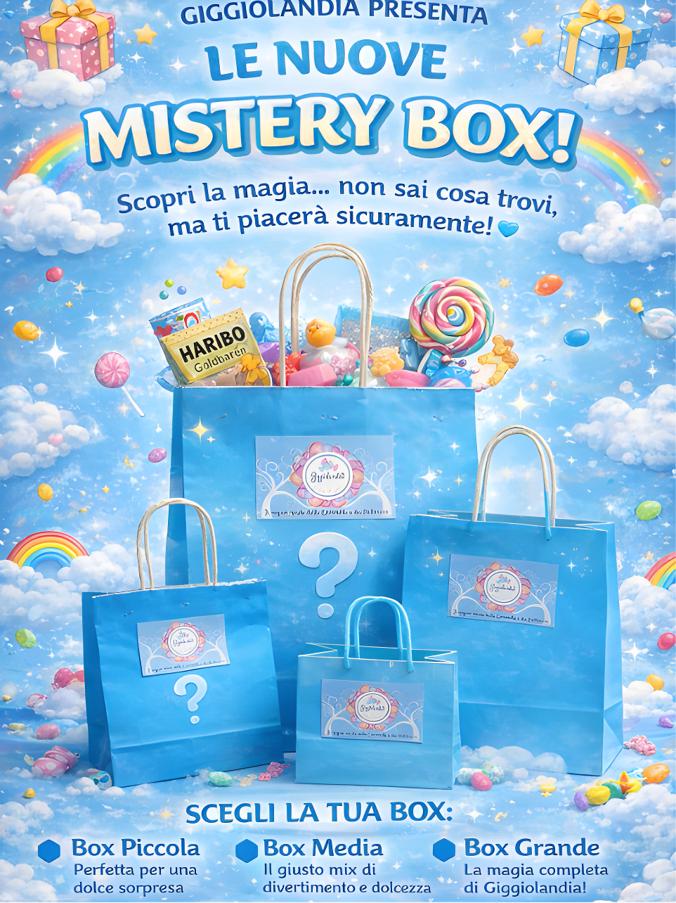 Mystery Box Giggiolandia, caramelle assortite